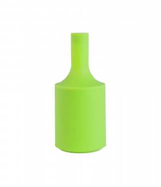 Spilgti zaļš silikona spuldzes cokola pārsegs lime green.