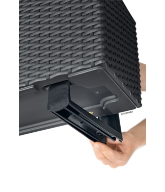 Melnās Balconera puķu pods turētāji