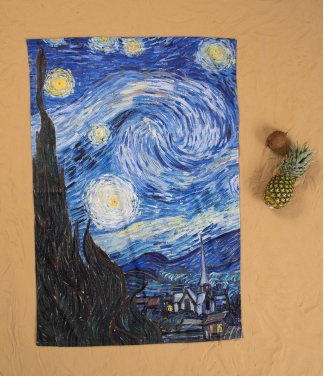 Pludmales dvielis Vincent Van Gogh Zvaigžņotā nakts