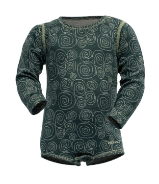 Bērnu siltais bodijs merino vilnas Devold Woods