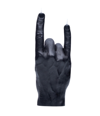 Roku darba svece You Rock Black
