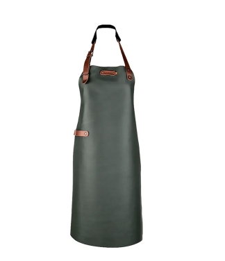 Ādas priekšauts BBQ Bovine Dark Green