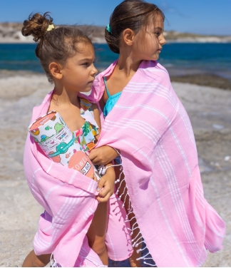 Bērnu pludmales dvielis Ipanema Pink