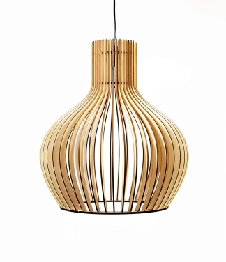 Skandināvu stila koka lampa Madrid