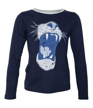 Zils kokvilnas T-krekls zēniem