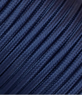 Tekstila kabelis 2x0,75 mm², tumši zils