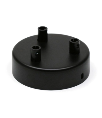 Melns metāla plafons J3 – 3 caurumi.