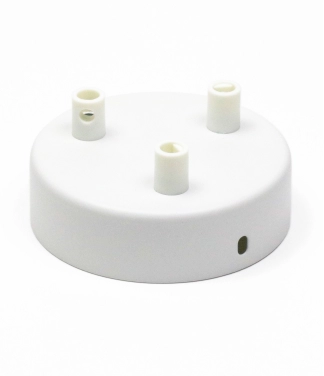 Balts metāla plafons B3 – 3 caurumi.