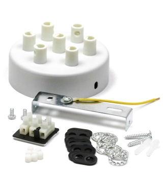 Balts metāla plafons B7 – 7 atveres