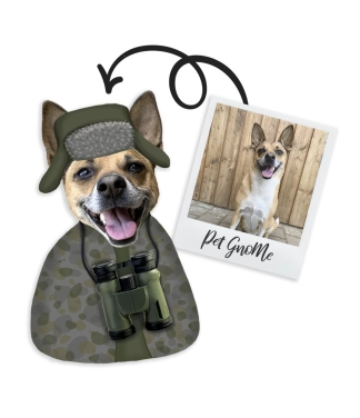 Personalizēts suņu spilvens Hunter