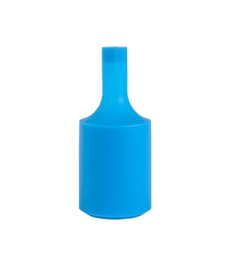 Zils silikona spuldzes cokola pārsegs blue.