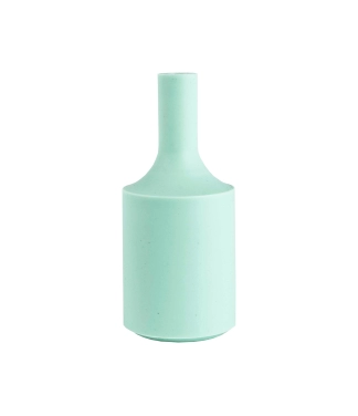 Silikona spuldzes cokola pārsegs gaiši tirkīza krāsā.