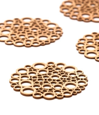 Stilingi apvali stalo padėkliukai O13