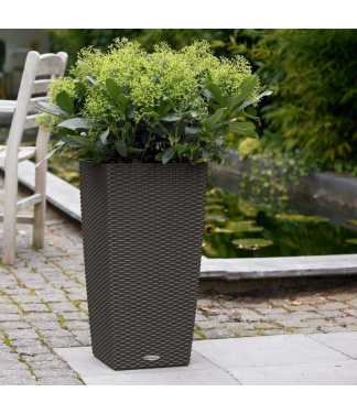 Augsts āra puķu pods Lechuza Cubico Cottage