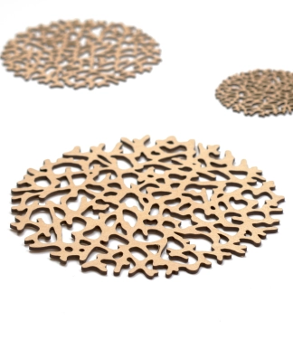 Medinis stalo padėkliukas