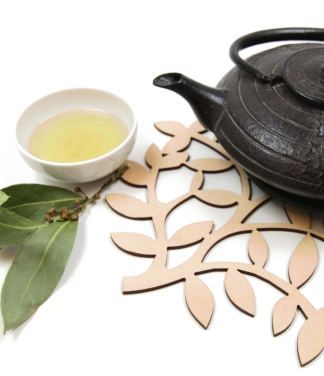 Stilinga dovana įkurtuvių proga medinis padėkliukas