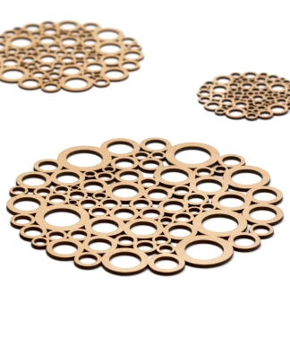 Stilingas medinis padėkliukas didelis