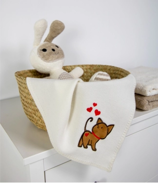 Pleds mazulim no merino vilnas Kitten M10