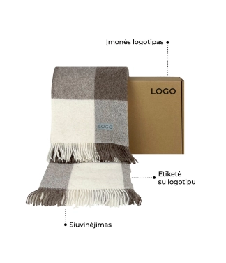 Pleds Scandimama 17 ar dāvanu kasti