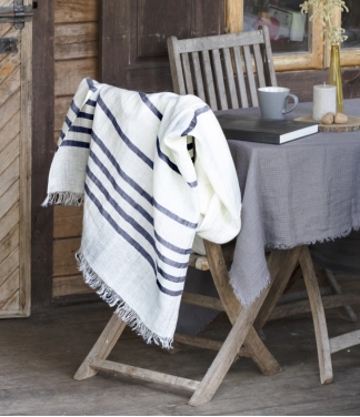 Lina sega Island blue stripes