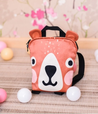 Stilīga bērnu mugursoma Lācis