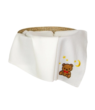 Pleds mazulim no merino vilnas Teddy bear M9