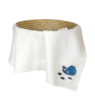 Pleds mazulim no merino vilnas Whale M7