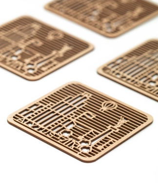 Koka paliktņu komplekts Alytus 01