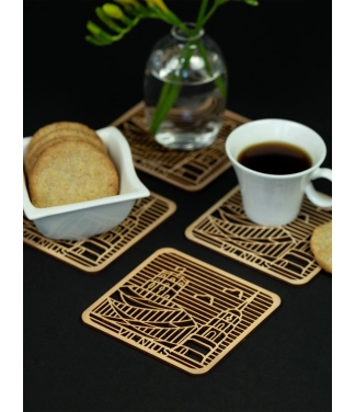 Koka paliktņu komplekts Vilnius 04