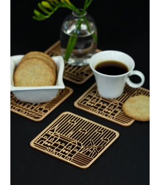 Koka paliktņu komplekts Šiauliai O1