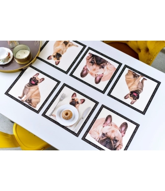 Franču buldogu paliktņu komplekts