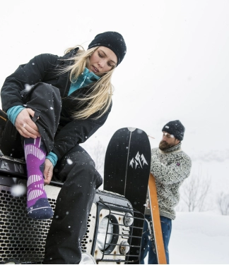 Garās merino slēpošanas zeķes Devold 1 pāris