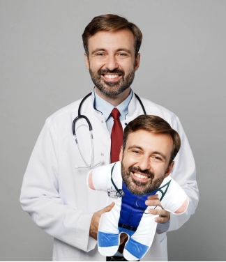 Dāvana vīrietim spilvens Doctor