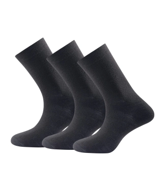 Vīriešu merino vilnas zeķes 3 pāri black