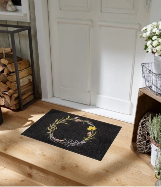 Durvju paklājs Kleen-Tex Wash+Dry Nature Hoop