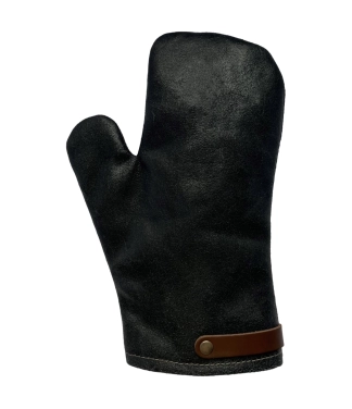 Ādas cimds grilam BBQXX LOG BLACK