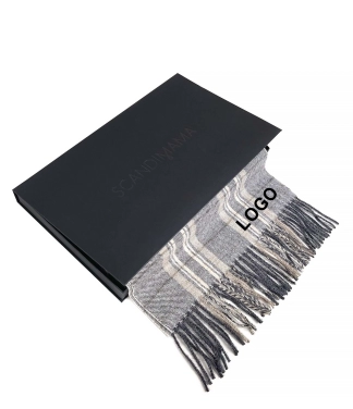 Vīriešu rakstains šalle uzņēmējdarbības dāvanās