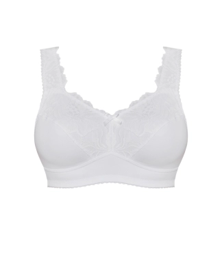 medvilninė liemenėlė moterims balta