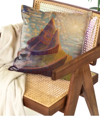 stilinga pagalvele namams su ciurlionis piesiniu