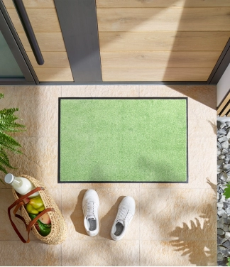duru kilimėlis žalsvas namuose