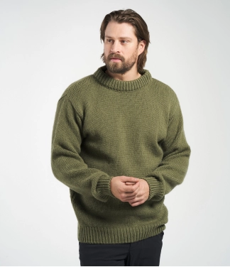 Vienspalvis vilnonis megztinis vyrams