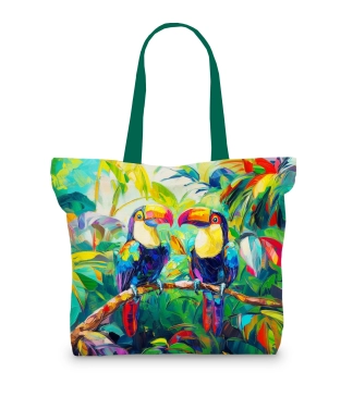 Iepirkumu soma ar eksotisku rakstu