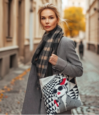 Modernā soma ar rakstu