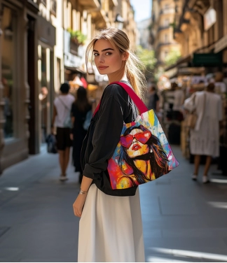 Sieviešu iepirkumu somas dāvanai