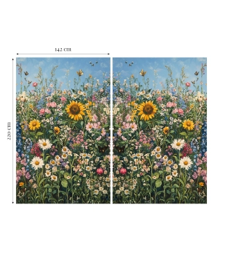 Ziedaini dienas aizkari izmēri