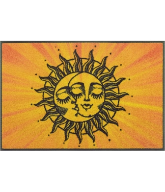 Durvju paklājs Kleen-Tex Wash+Dry Kiss the Sun