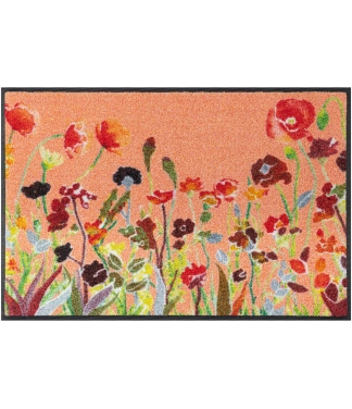 Durvju paklājs Kleen-Tex Wash+Dry Wildflowers