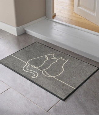 Durvju paklājs Kleen-Tex Wash+Dry Lovetails