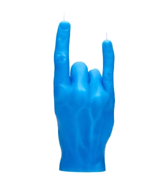 Roku darba svece You Rock Blue