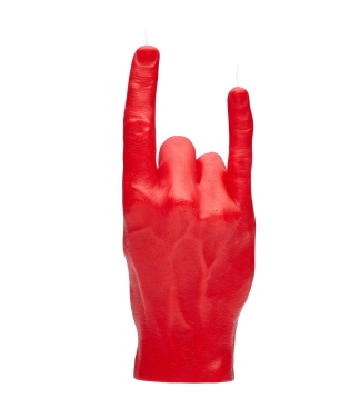 Roku darba svece You Rock Red